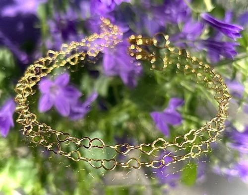 Stal nierdzewna – złote serduszka