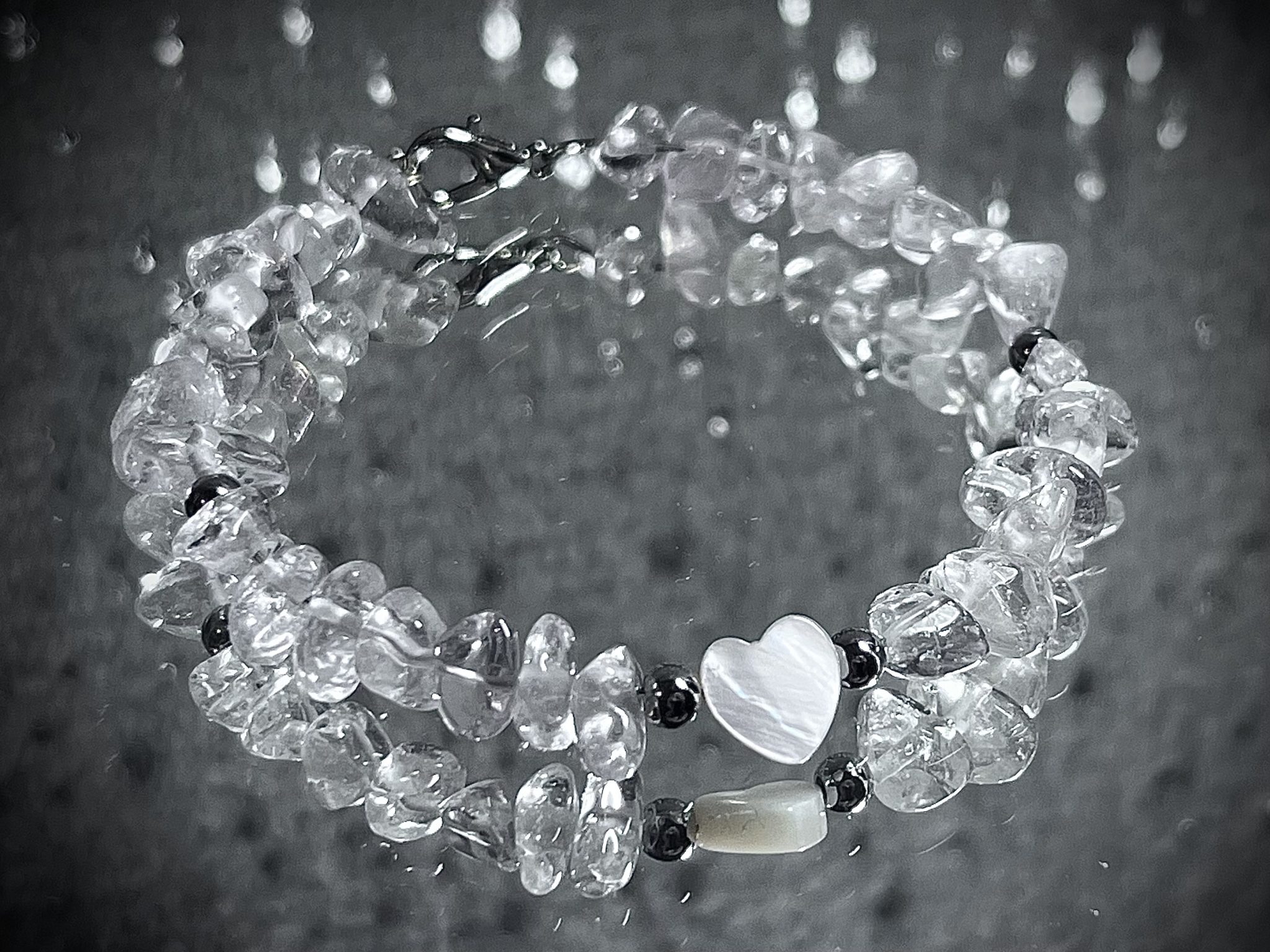 Kryształ Górski + masa perłowa