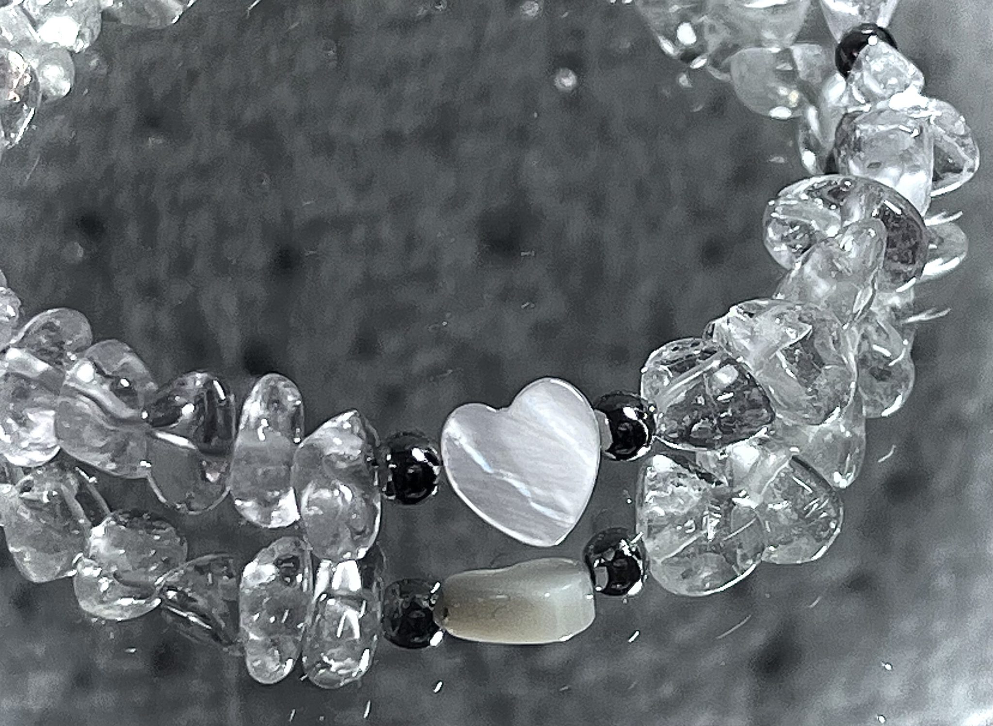 Kryształ Górski + masa perłowa