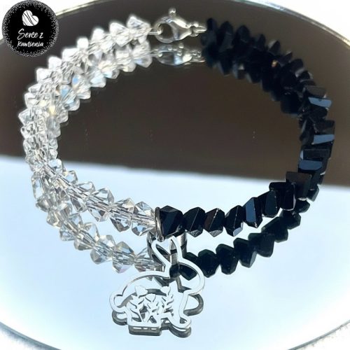 Szkło double color – zawieszka króliczek