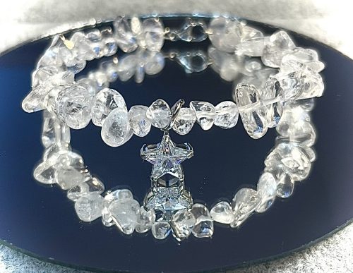 Kryształ Górski – zawieszka gwiazdka cyrkonia